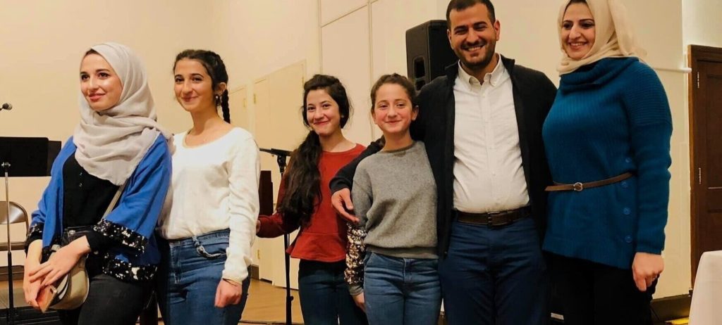 familiy smiling